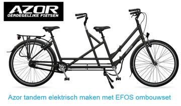 Azor tandem of Huka Copilot elektrisch maken