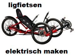 Ombouwset ligfiets