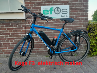Koga F3 elektrisch maken