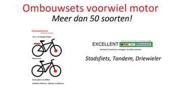 Voorwielmotor Ombouwset excellent