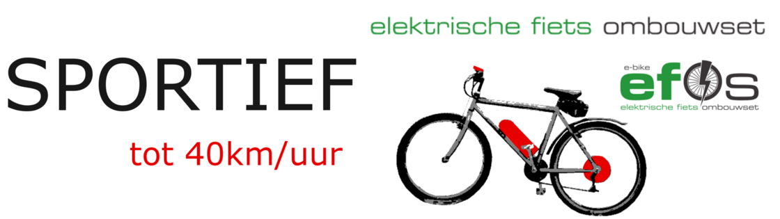 Achterwielmotor Ombouwset sportief