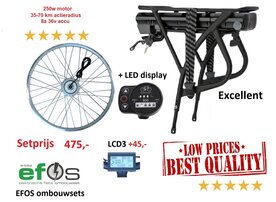 Ombouwset met bagagedrageraccu 8a36v