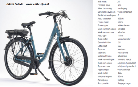 Bikkel Cidade Elektrisch