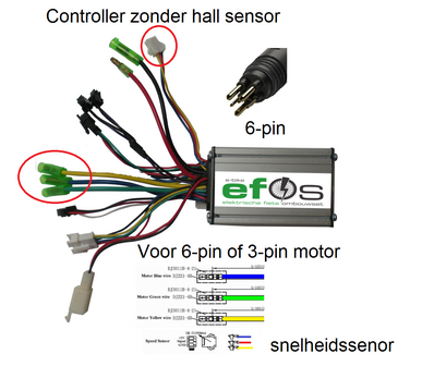 Controller zonder hall