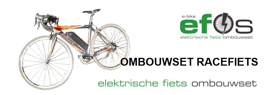 achtergrond Kwestie Centraliseren Ombouwset Racefiets of MBT - EBIKE EFOS ombouwset om u fiets elektrisch te  maken