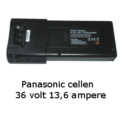 ACCU 13.6a 36volt panasonic