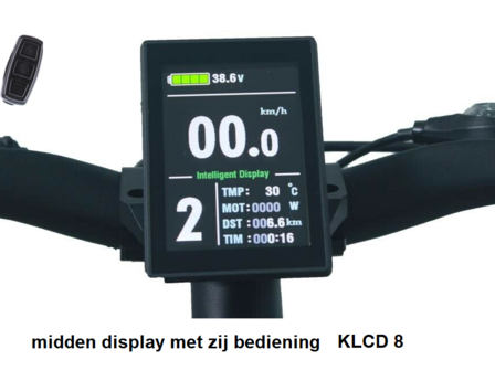 KLCD 8 kleuren scherm