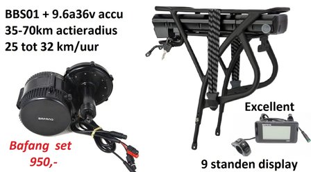 Bafang ombouwset fiets - EBIKE EFOS ombouwset om u te maken