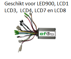 Controller fiets geschikt voor display van EBIKE EFOS