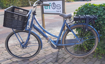 Cortina omgebouwd tot elektrische fiets