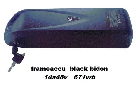 Frameaccu blackbidon  672Wh