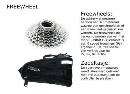 Freewheel mountainbike ombouwset