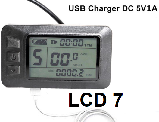 K-LCD7 usb voor telefoon