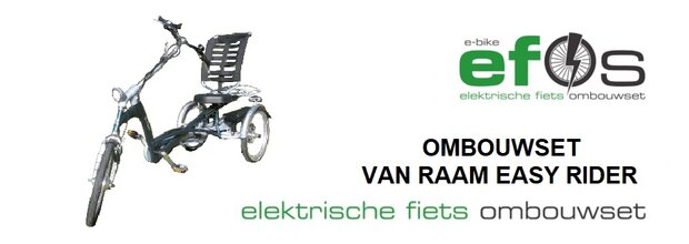 Ombouwset Easy Rider van Raam elektrisch maken met elektrische fiets ombouwset