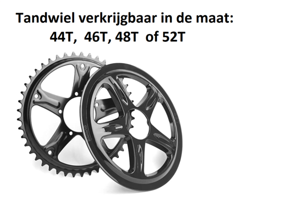 Tandwiel maat en snelheid fiets