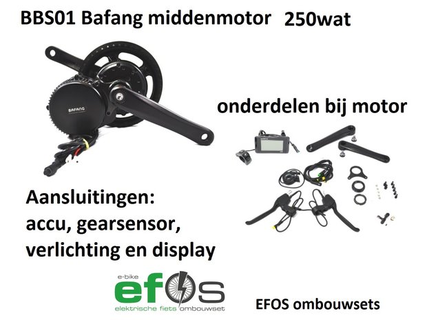 Bafanf middenmotor 250w zonder accu