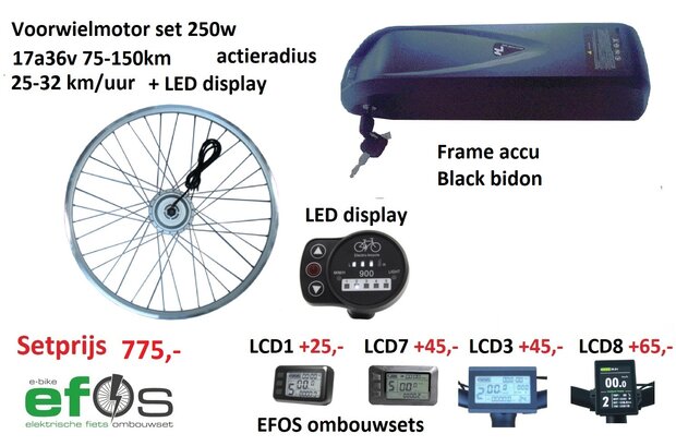 voorwiel 17a36v frame accu