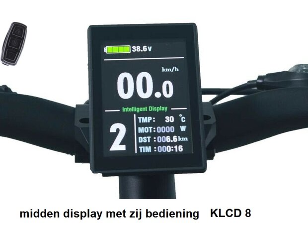 LCD8 display driewieler