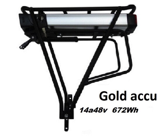 Bagagedrager accu 672Wh