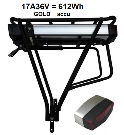 Gold accu 17a36v   60km actie radius