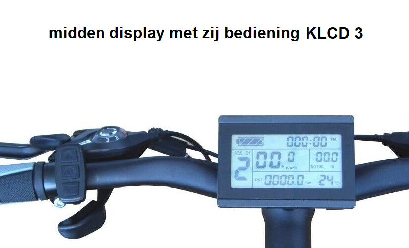 verdiepen geschenk Verplaatsbaar Fiets display LCD 3 - EBIKE EFOS ombouwset om u fiets elektrisch te maken