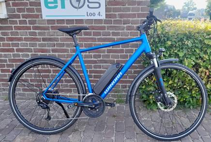 Sportieve Winora fiets elektrisch maken