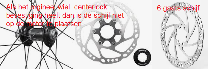 6 gaats schijfrem bestellen voor elektrische fiets motor