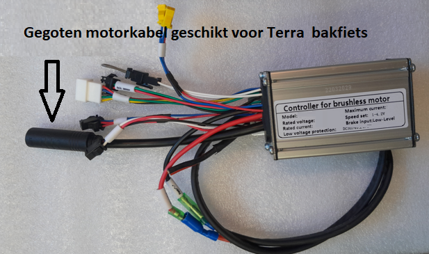 Terra bakfiets controller plus display