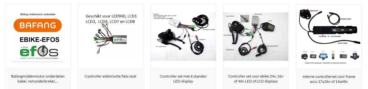Ombouwset zonder accu. Motor plus controller-set bestellen!