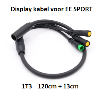 Display kabel van Bafang 1T3 voor EE SPORT speedbike bestellen