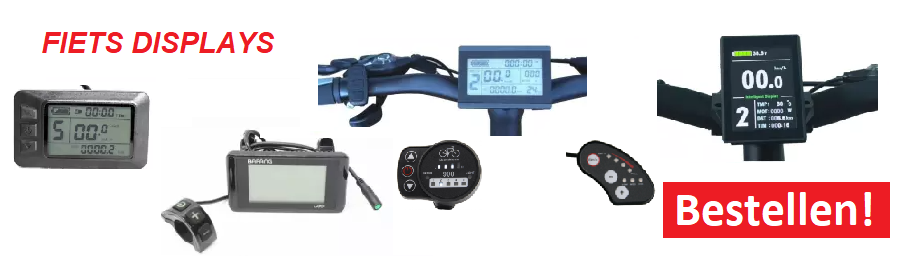 Elektrische fiets display bestellen bij EBIKE EFOS