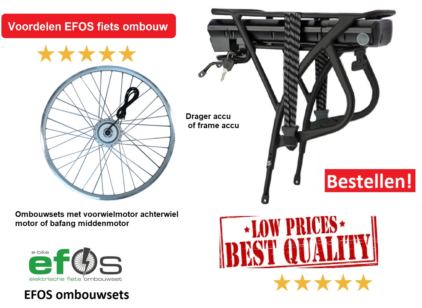 Waarom ombouwset elektrische fiets van EFOS