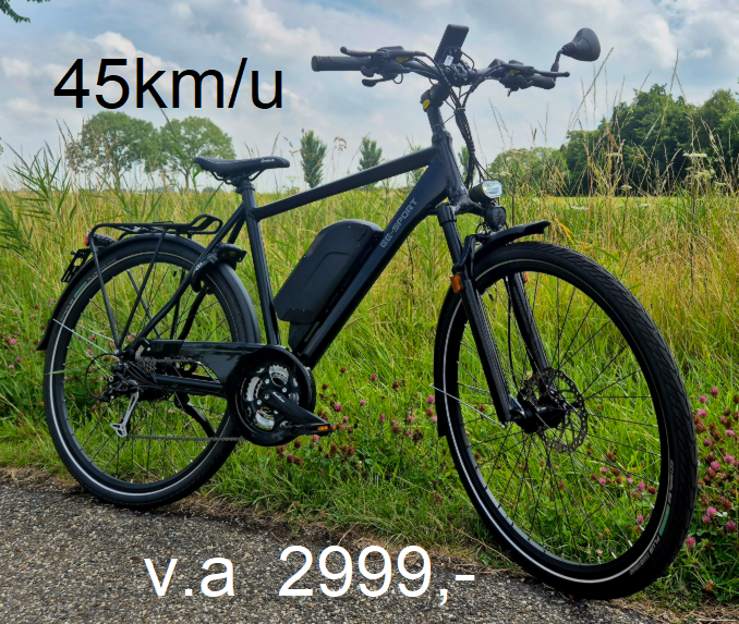 EE SPORT 45km/uur speed pedelec specificaties bekijken