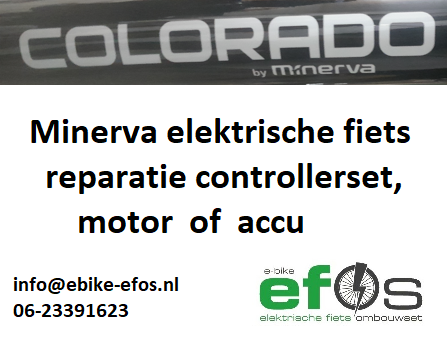 Reparatie Minerva Colorado  Arrow motor display of accu