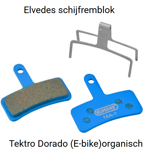 Remblokjes voor de schijfrem van de EE SPORT speedbike