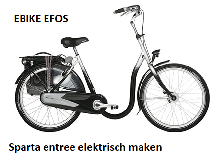 Sparta Entree lag instap fiets elektrisch maken