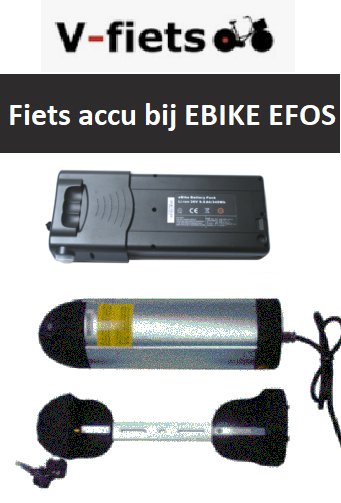Alle elektrische fiets accu's EBIKE EFOS