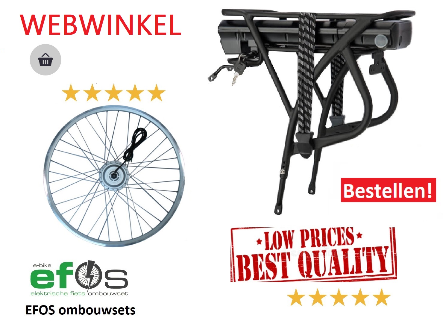 Webwinkel ombouwset fiets elektrischmaken bekijken