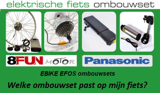 voorzetsel span Luchtpost Fiets elektrisch maken met ombouwset elektrische fiets - EBIKE EFOS  ombouwset om u fiets elektrisch te maken