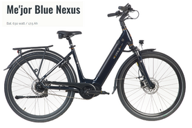 Elektrische dames fiets  JOOLS Me'jor Blue Nexus